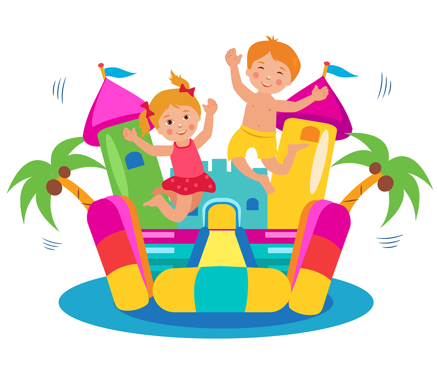 jumping castle clipart - photo #36