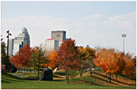Louisville Kentucky skyline