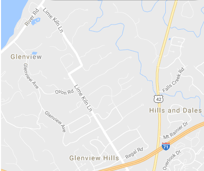 Glenview Acres & Glenview Springs Map