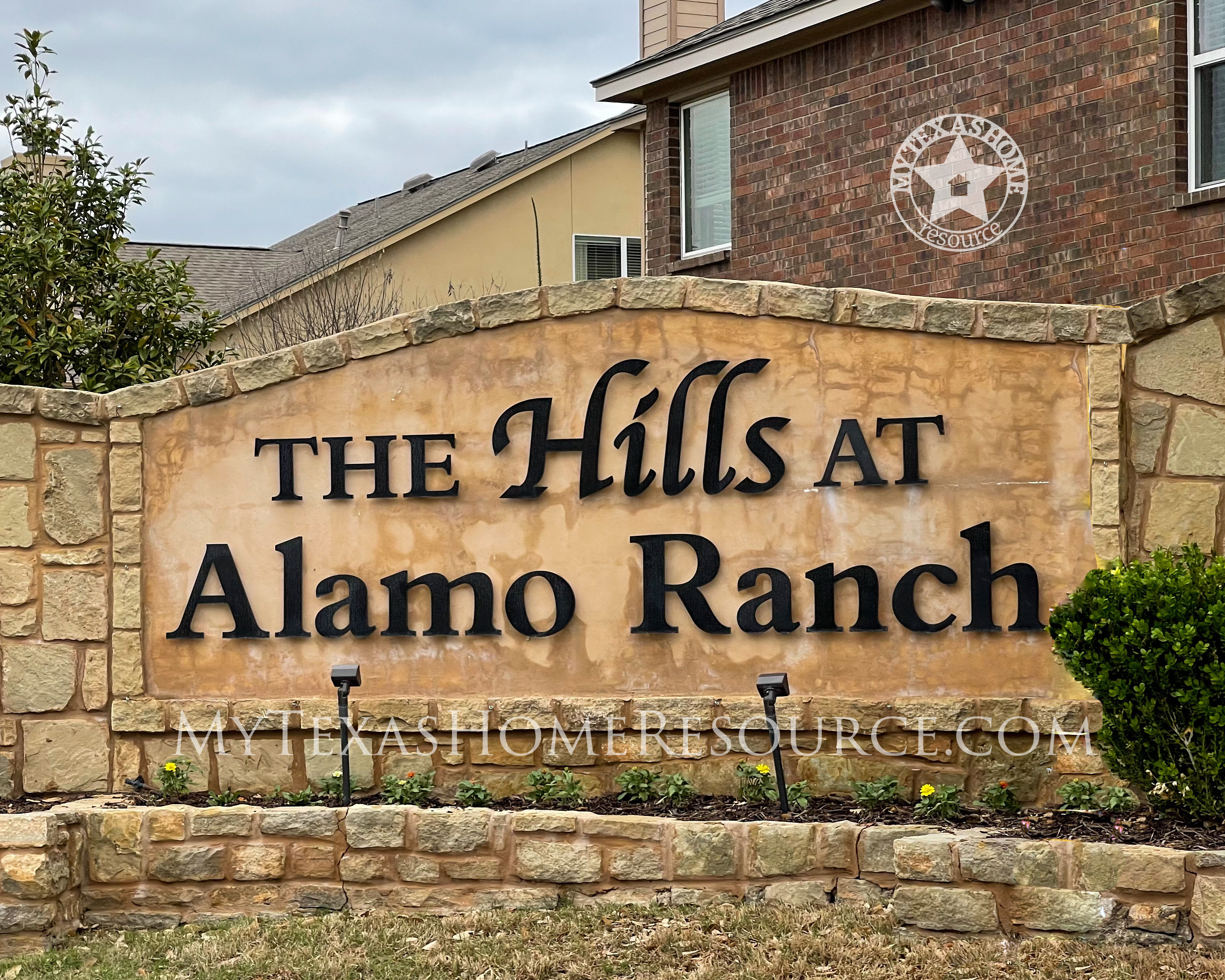 德克萨斯州网上正规的彩票网站阿拉莫牧场社区的山丘