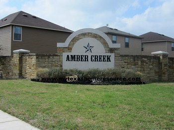 Amber Creek Subdivision San Antonio TX