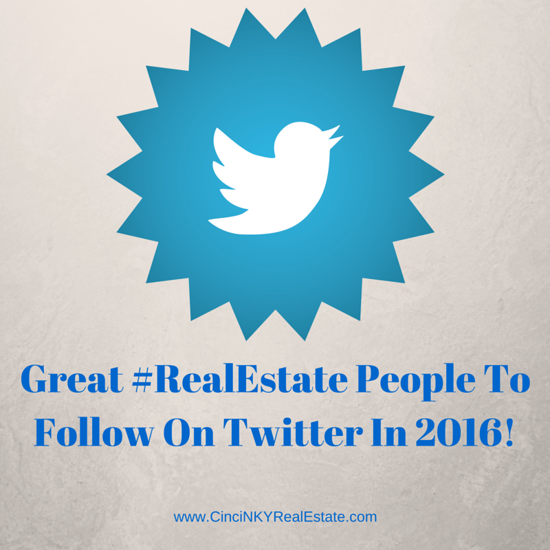 Picture of twitter logo for article about great real estate and marketing people to follow on twitter