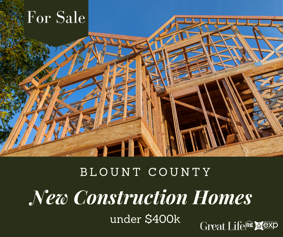 Blount County New Construction Homes Under 400k