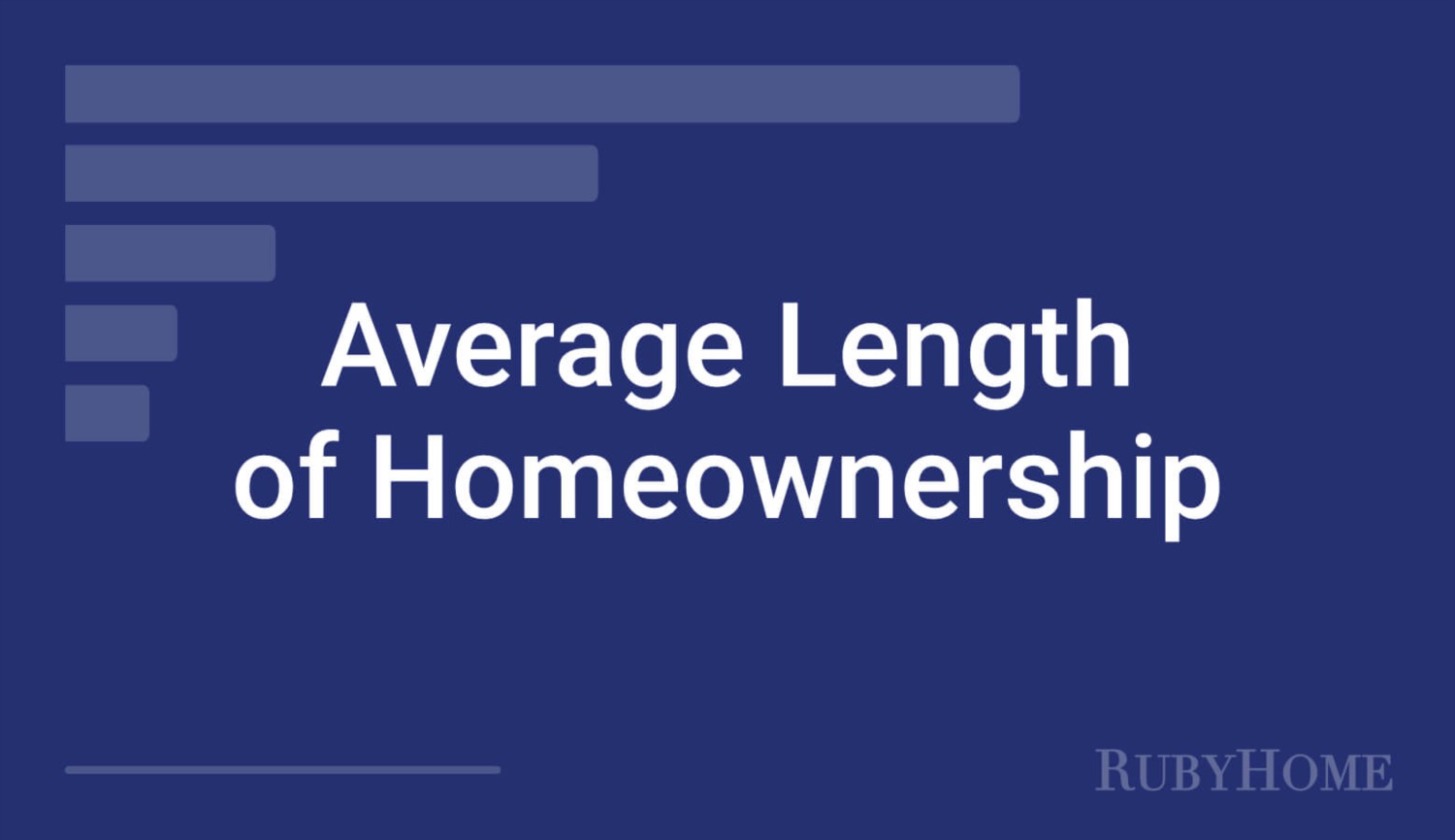 what is the average length of a mortgage