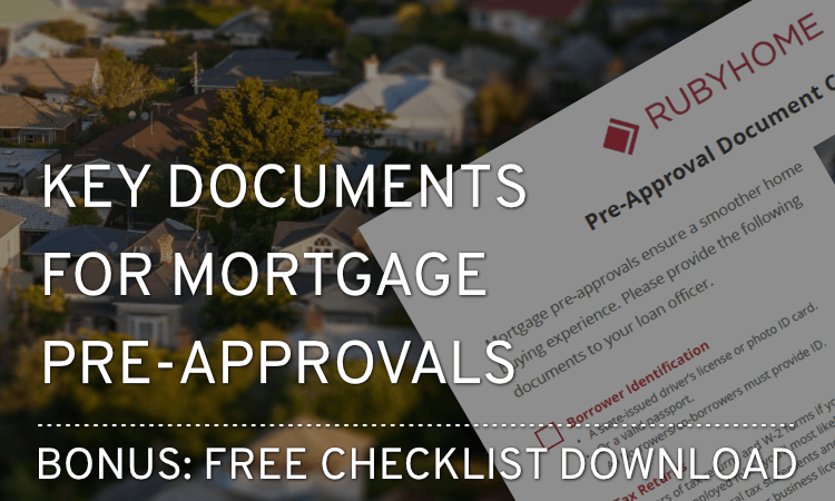 mortgage pre approval