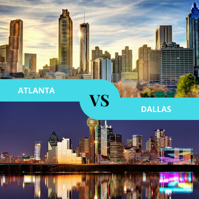 Dallas Vs Atlanta (live, best, better, places) - City vs. City
