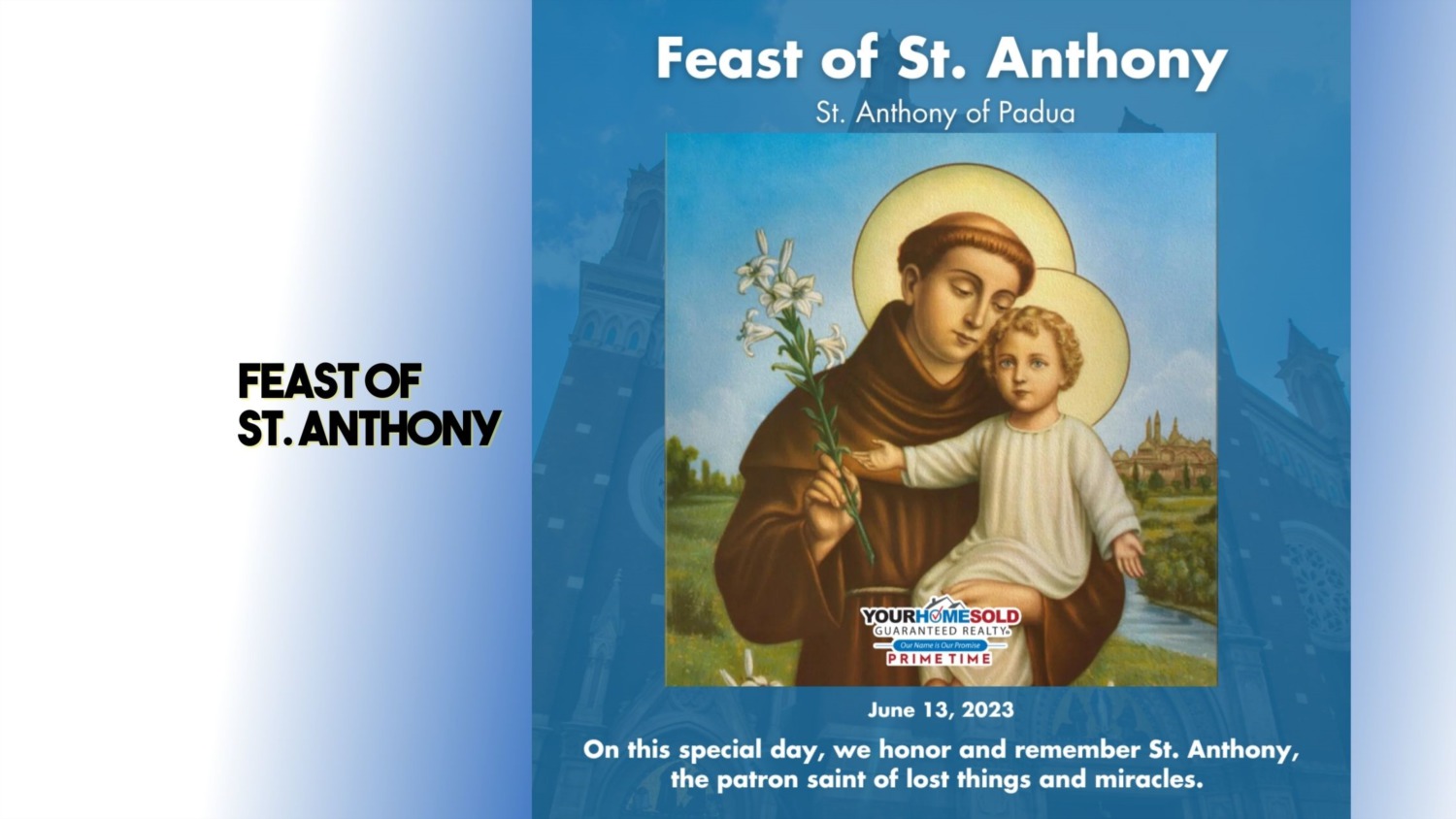 Happy Feast of St. Anthony