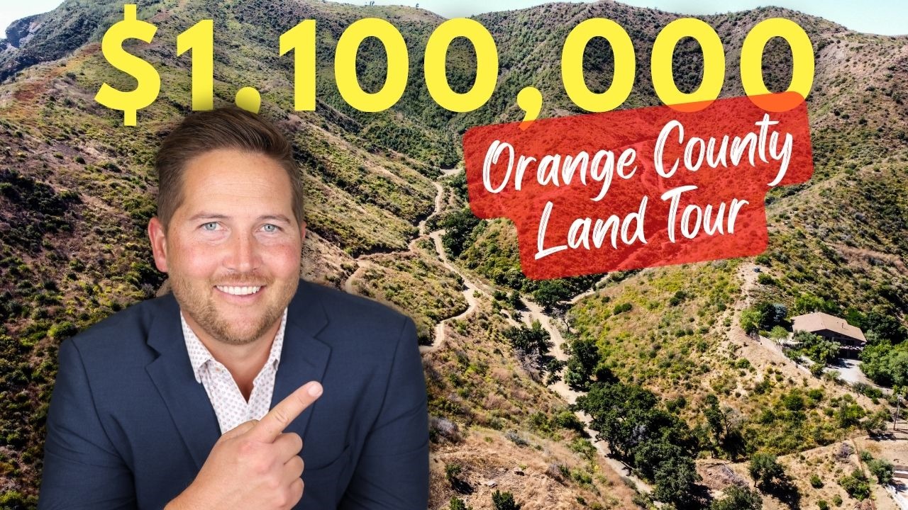 Tour a 1,100,000 25Acre Lot in the Canyons of Orange County Land