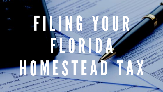 Filing Your Florida Homestead Tax Exemption