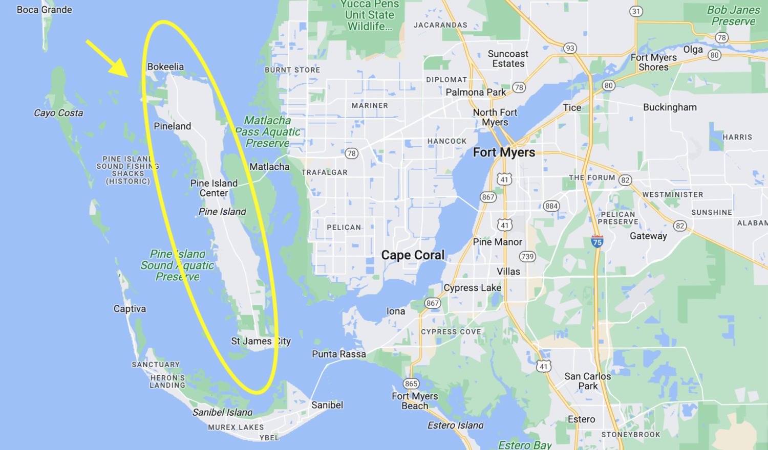 Florida's Largest Island - Pine Island