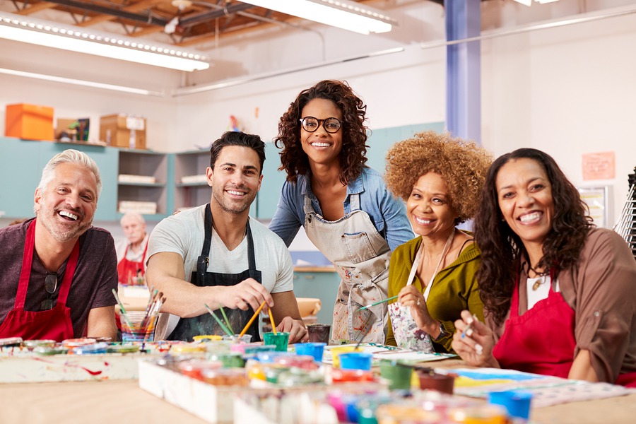 Take an Adult Art Class at the Douglass Community Center February