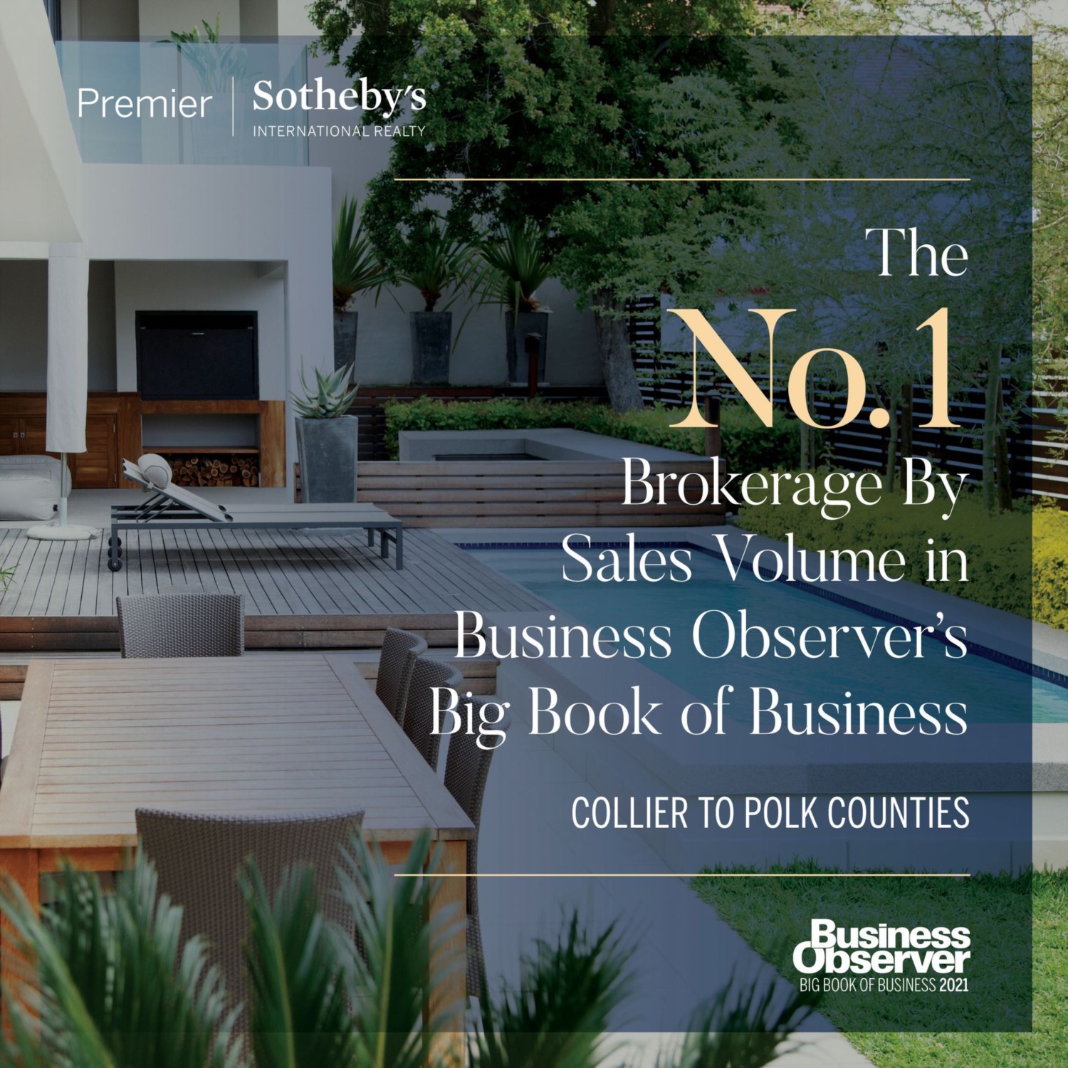 Premier Sotheby’s International Realty No. 1 Brokerage In Southwest Florida