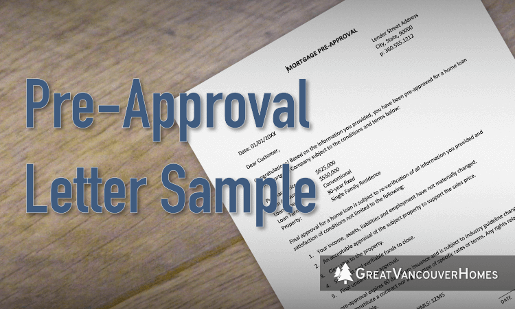 How do you get pre approved for a home sales loan