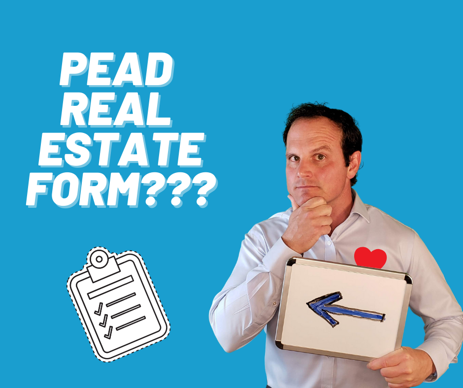 what-is-the-pead-real-estate-form-used-for