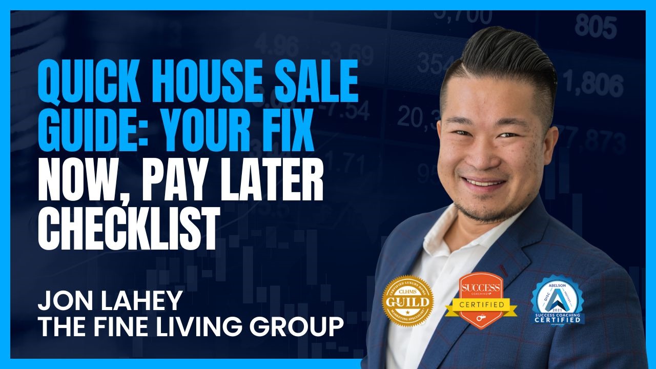 Quick House Sale Guide Your Fix Now, Pay Later Checklist