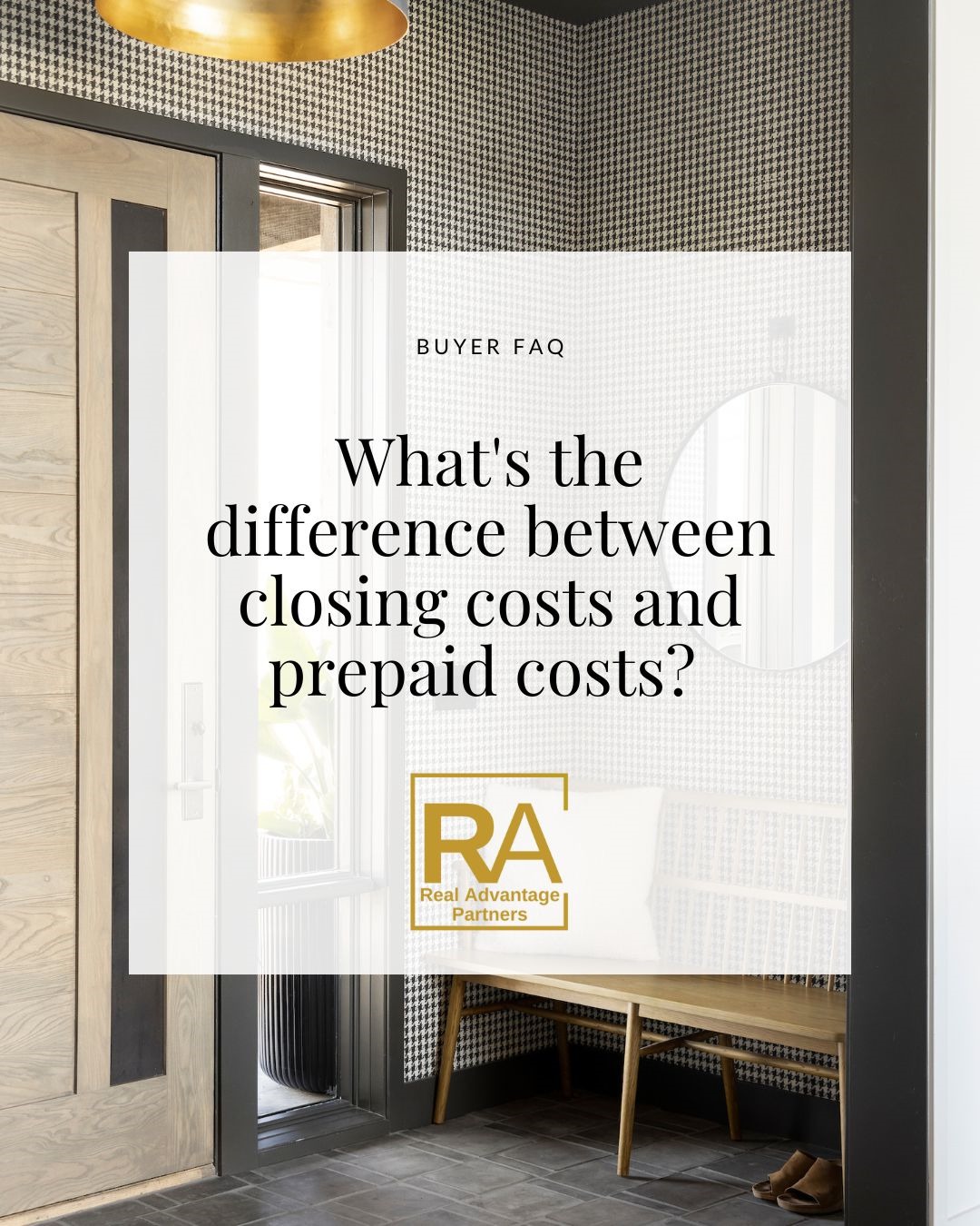 The Difference in Closing Costs vs Prepaids