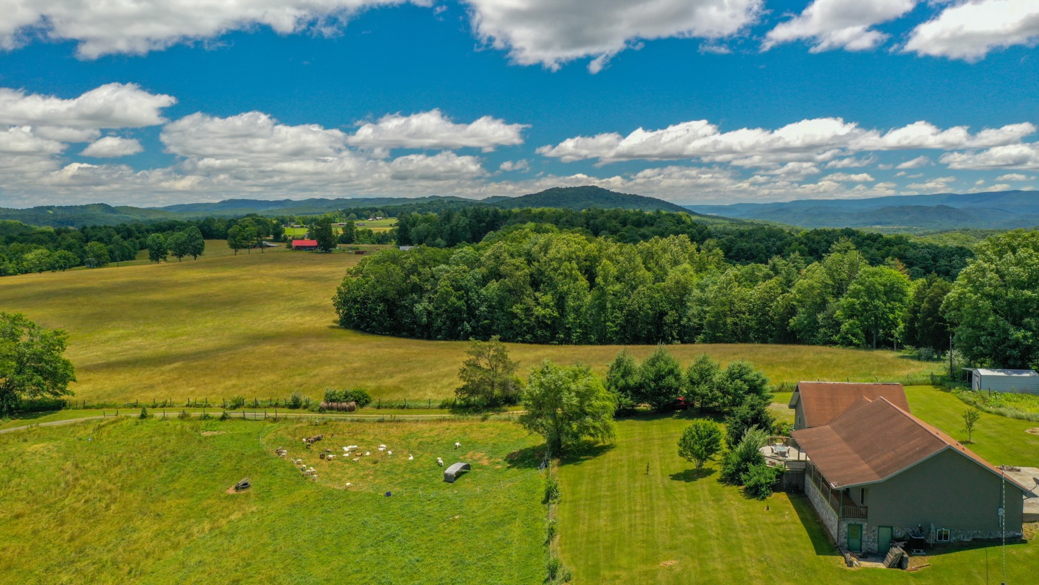 A 17.8 acre +/- farm and turnkey residence built on a rise amongst