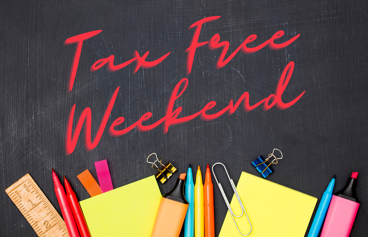 Tax Free Weekend Starts Friday
