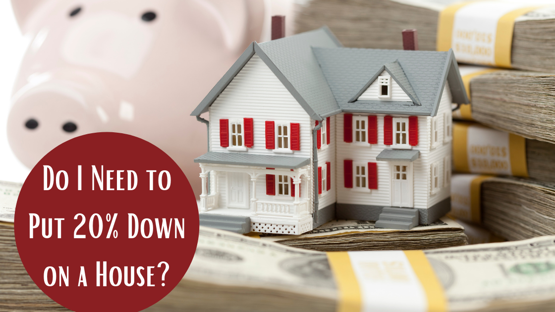 Do you have to put down payment on a sales house