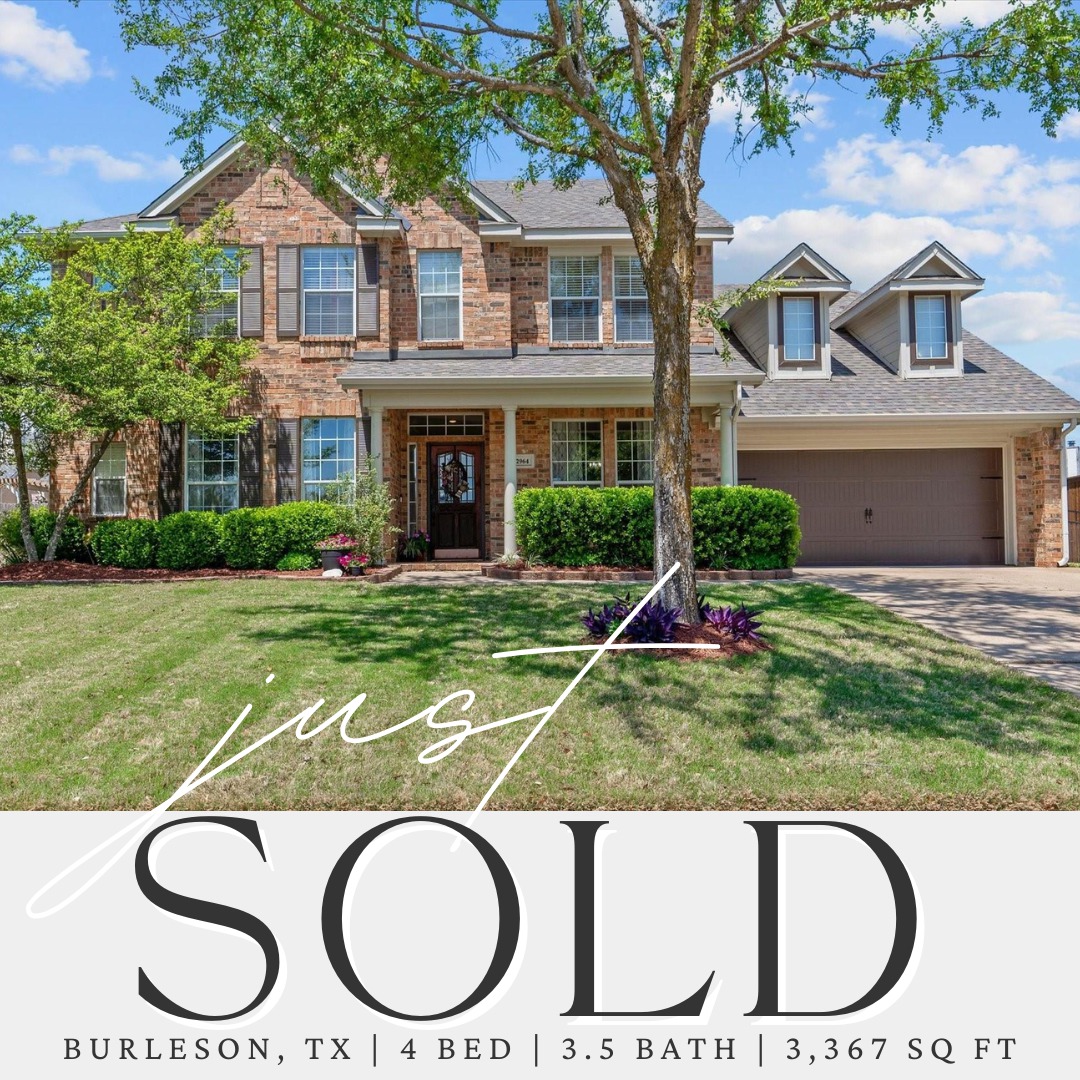 Just Sold in Mountain Valley Burleson, TX