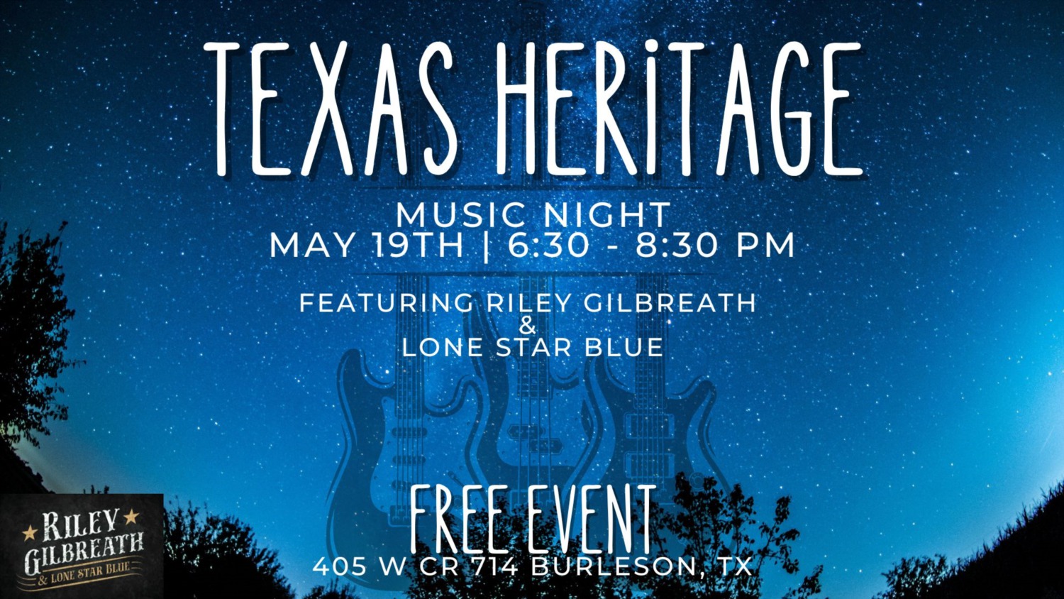 TX Heritage Festival Burleson Texas May 19 630 830 PM