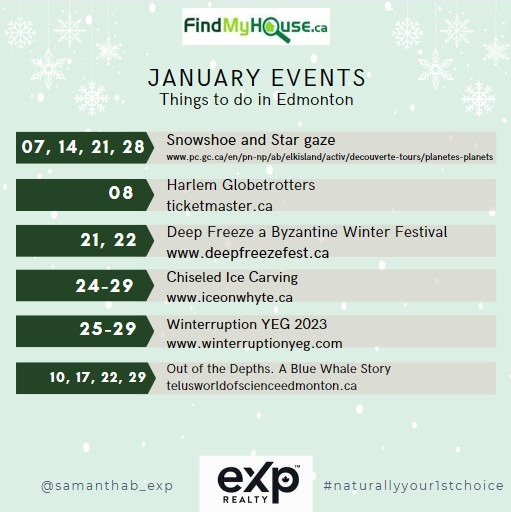 Edmonton Events January