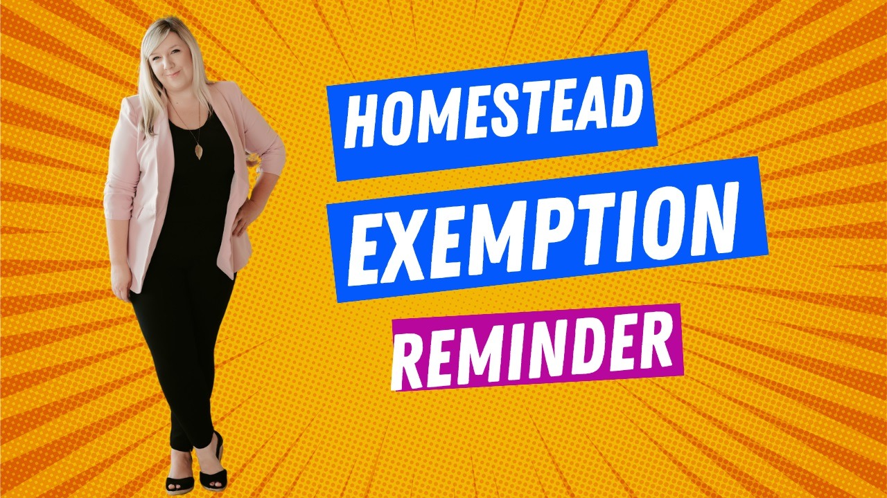 Filing Your Homestead Exemption 6244