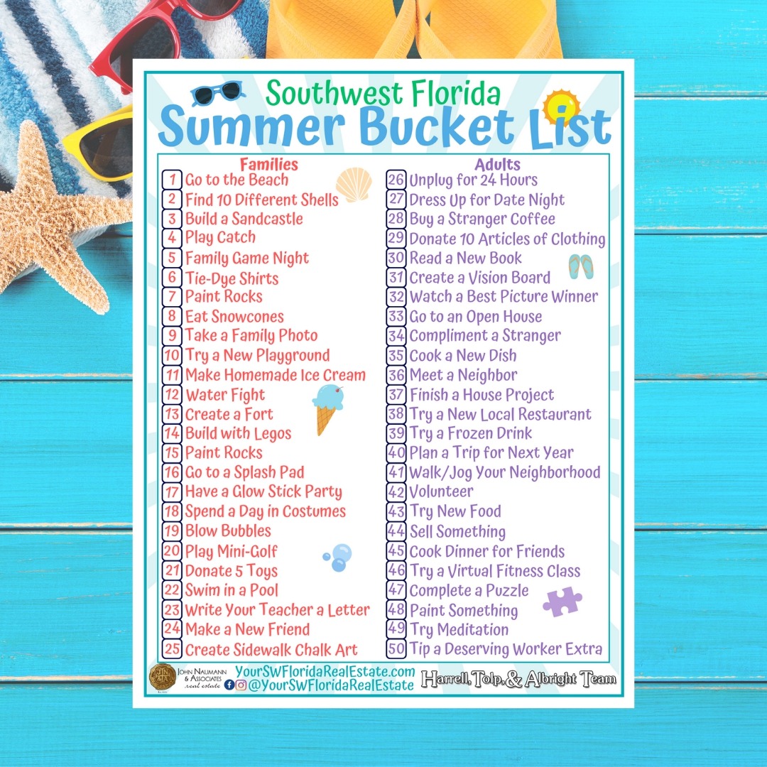 Southwest Florida Summer Bucket List