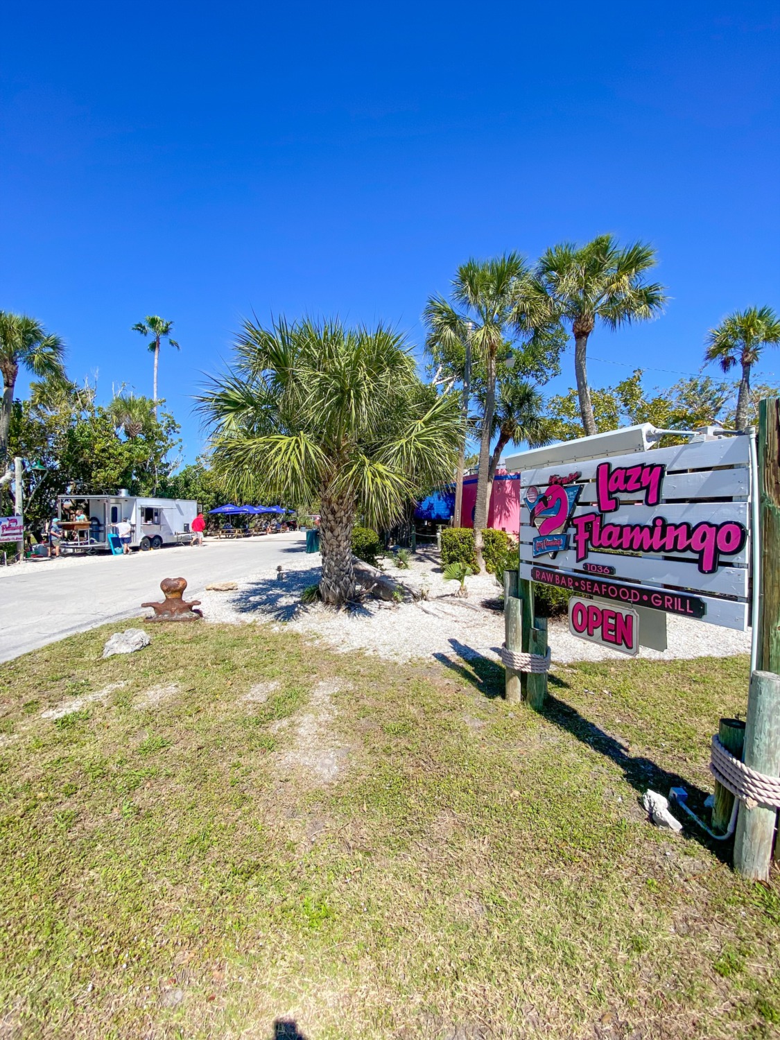 Lazy Flamingo Food Truck Open on Sanibel Island