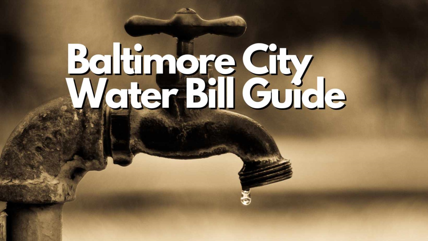 Baltimore City Water Bill Guide: Payment, Schedules, and Support