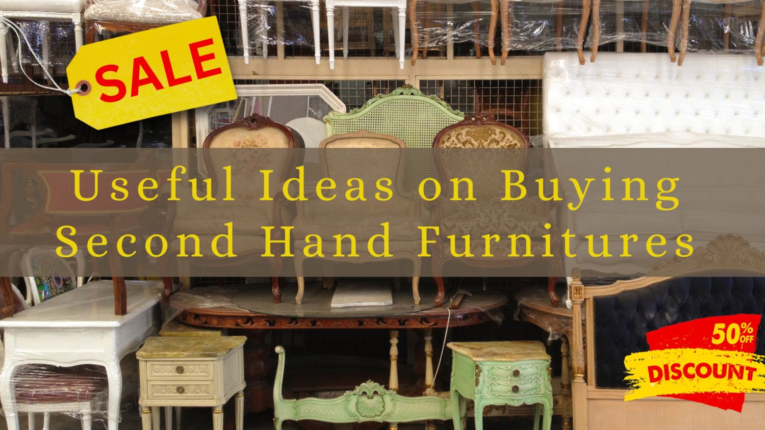 Useful Ideas on Buying Second Hand Furnitures