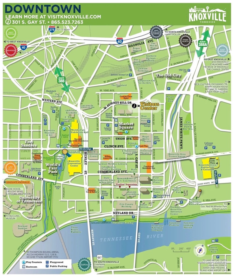 Knoxville Map