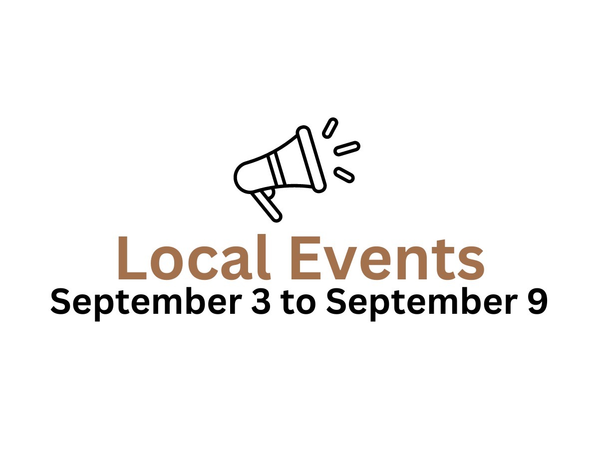 Exciting Local Events September 3 to 9, 2023