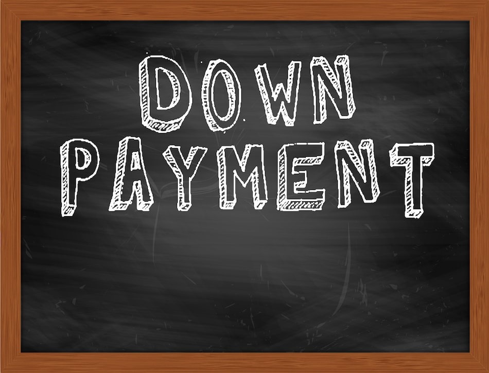 How do you make a down payment on a on sale house