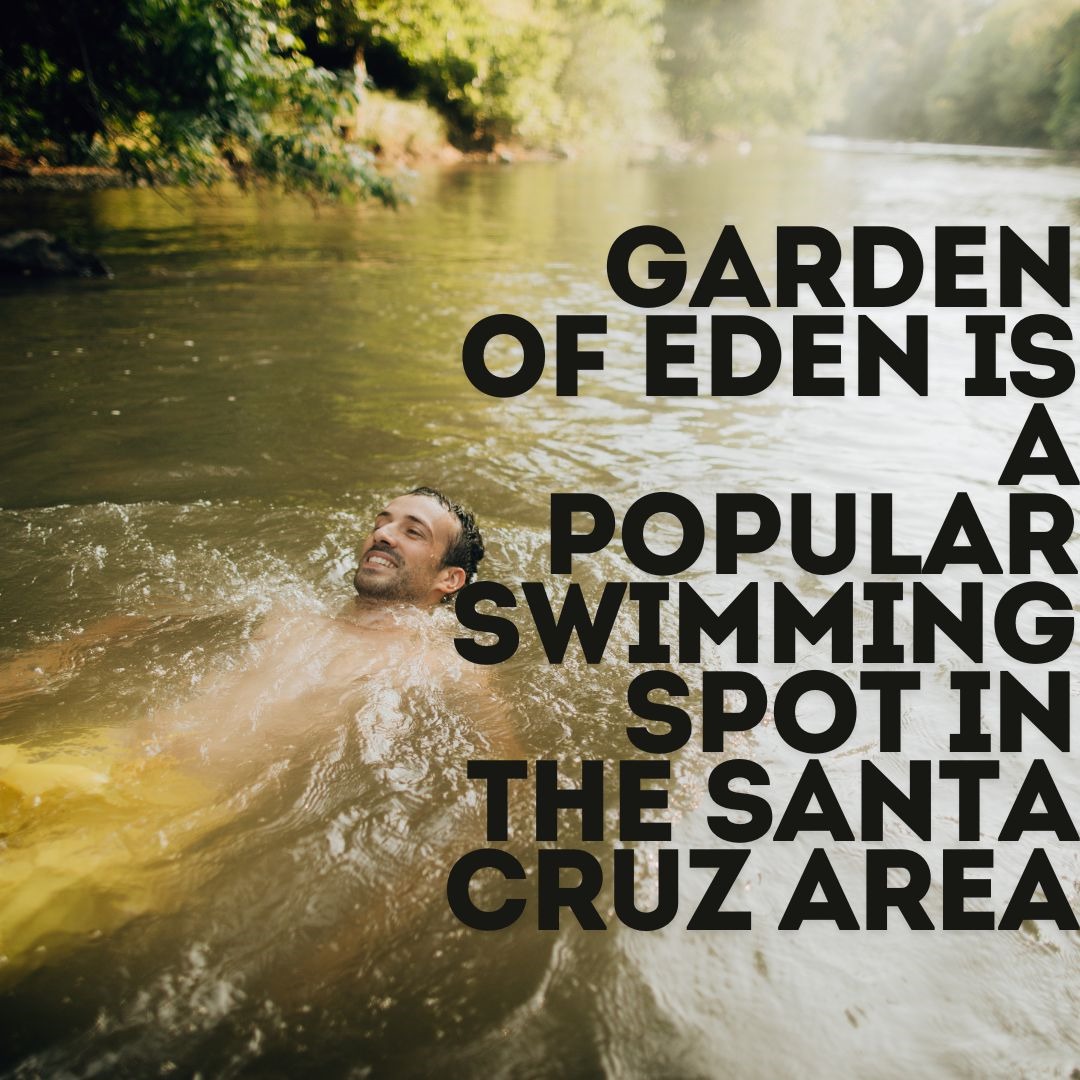 Garden of Eden is a Popular Swimming Spot in the Santa Cruz Area