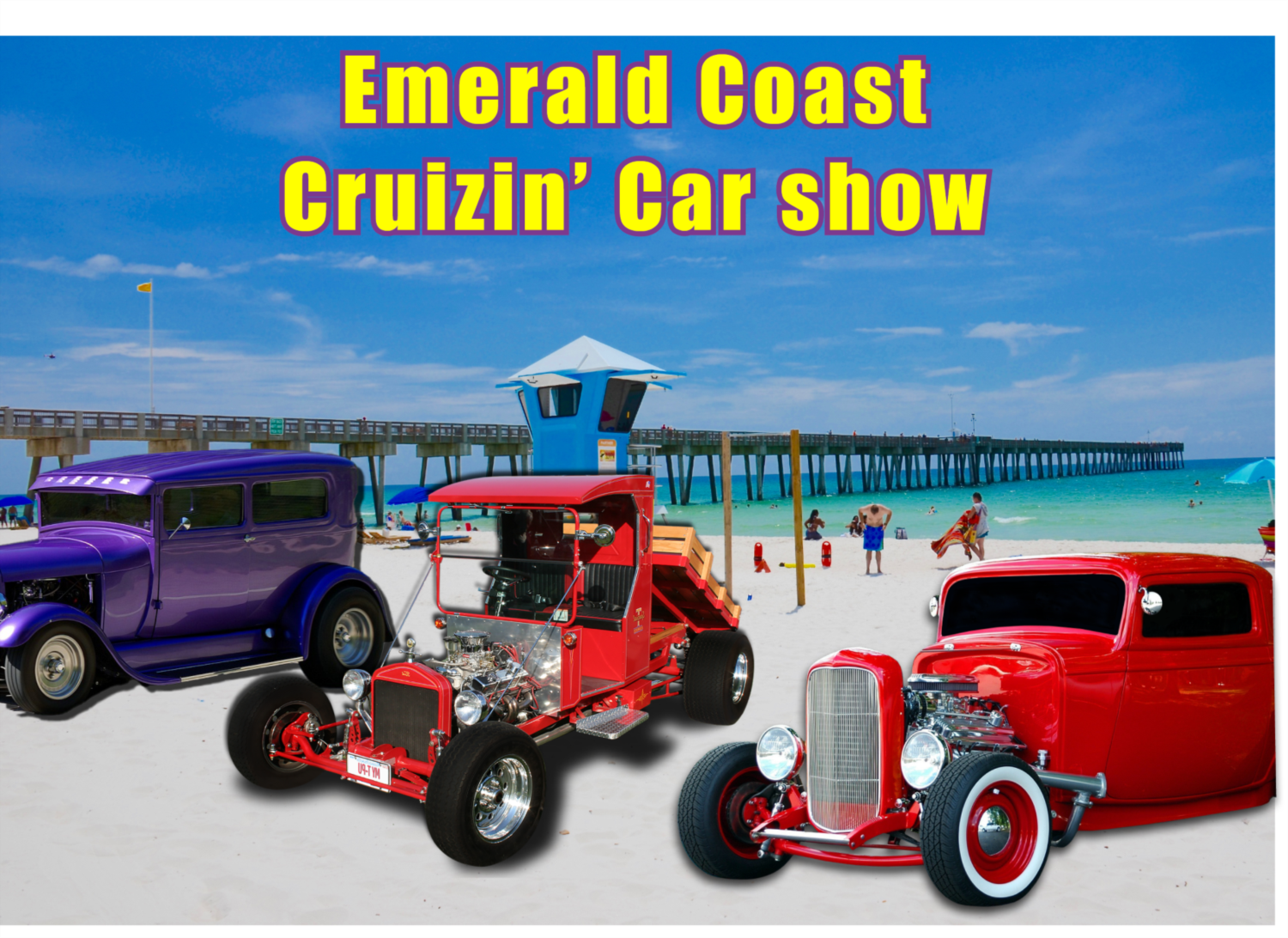 Come to the Emerald Coast Cruizin' Car Show in Panama City Beach This