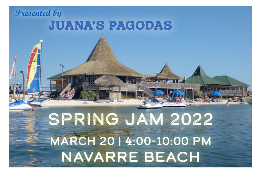 Enjoy the Beautiful Gulf Coast Weather & Spring Jam on Navarre Beach!