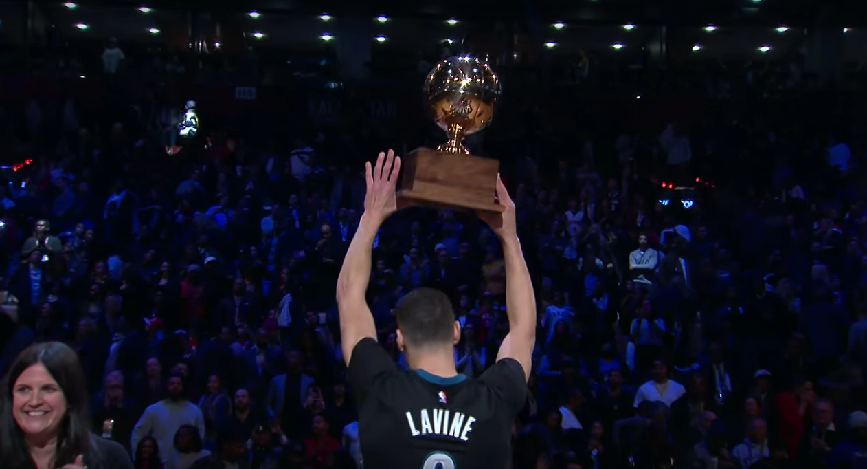 Back To Back: Zach LaVine Wins 2nd Consectutive NBA Slam Dunk Contest