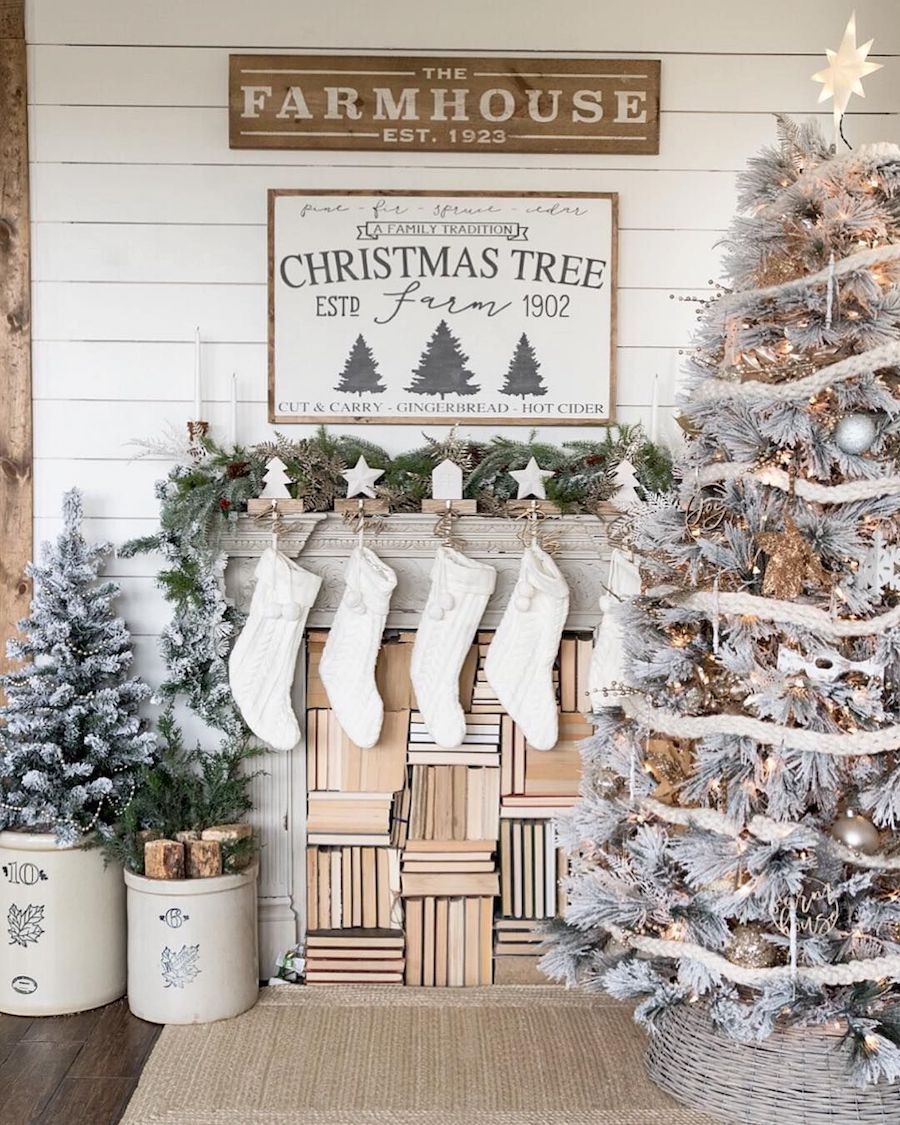 25 Festive Farmhouse Christmas Decorations for the Home