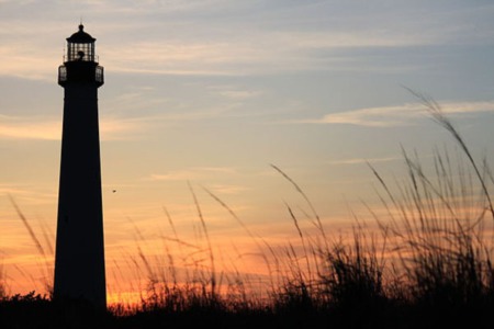 Where are the Lighthouses found in New Jersey?