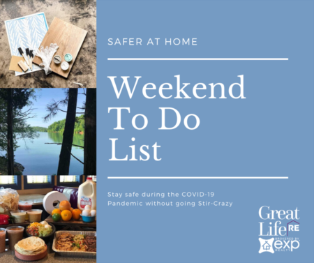Weekend To Do List - Safer At Home Edition 