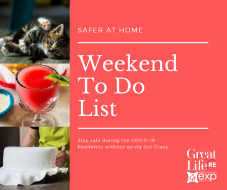 Weekend To Do List - Socially Distant Edition 