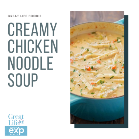 Creamy Chicken Noodle Soup 