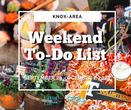  Knox Area Weekend To Do List, September 29-October 1, 2023