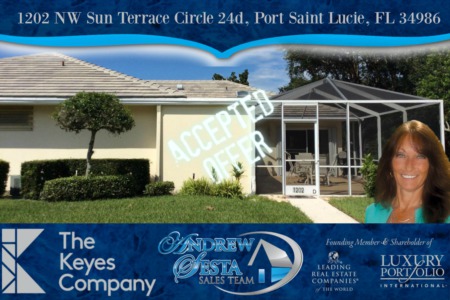 Another Saint Lucie West Home Under Contract