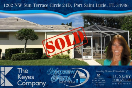 Another Port Saint Lucie Home Under Contract Sun Terrace