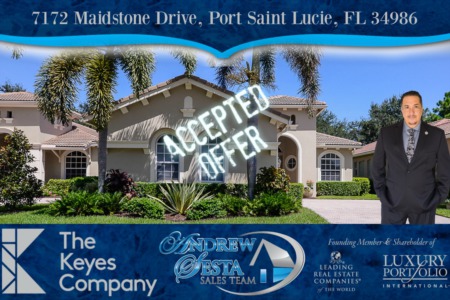 Another PGA Village Home Under Contract