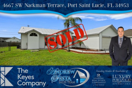 Andrew Sesta Sells Another Port Saint Lucie Home