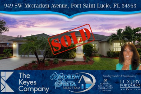 Beautiful Port St Lucie Home Sold & Closed Andrew Sesta Sales Team
