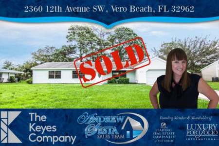 Another Vero Beach Florida Home Sold And Closed